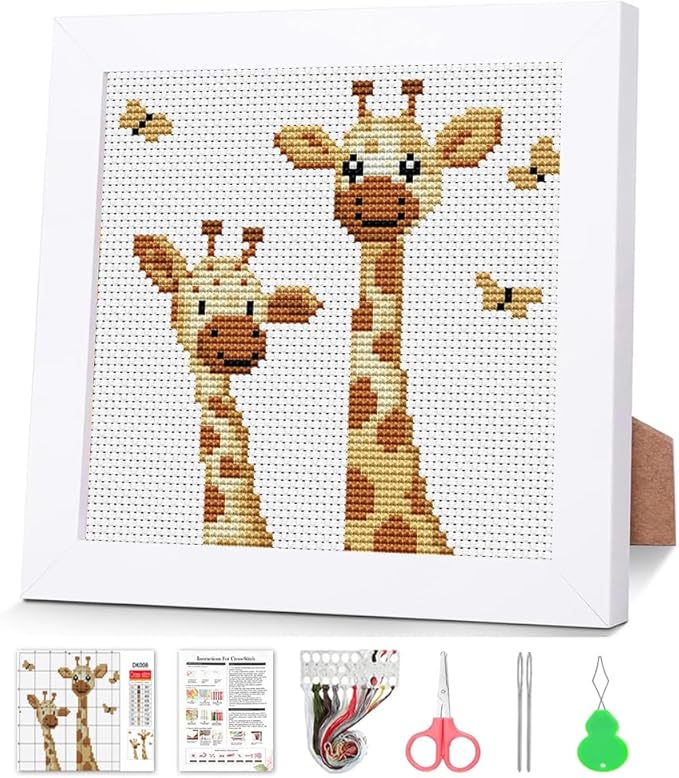 VIGEGU Giraffe Cross Stitch Kits by VIGEGU