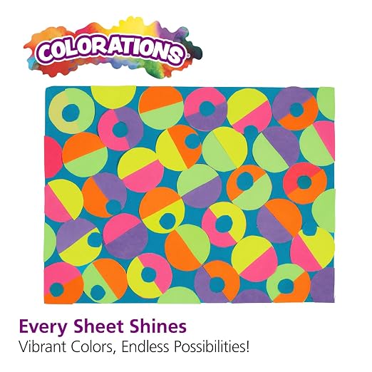 Colorations Neon Lightweight Craft Paper - Image 6