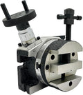 MachEl 4"/100mm Precision Rotary Table with 80mm Round Vice and Clamping T-Nut Bolts – Ideal for Horizontal and Vertical Milling and Indexing