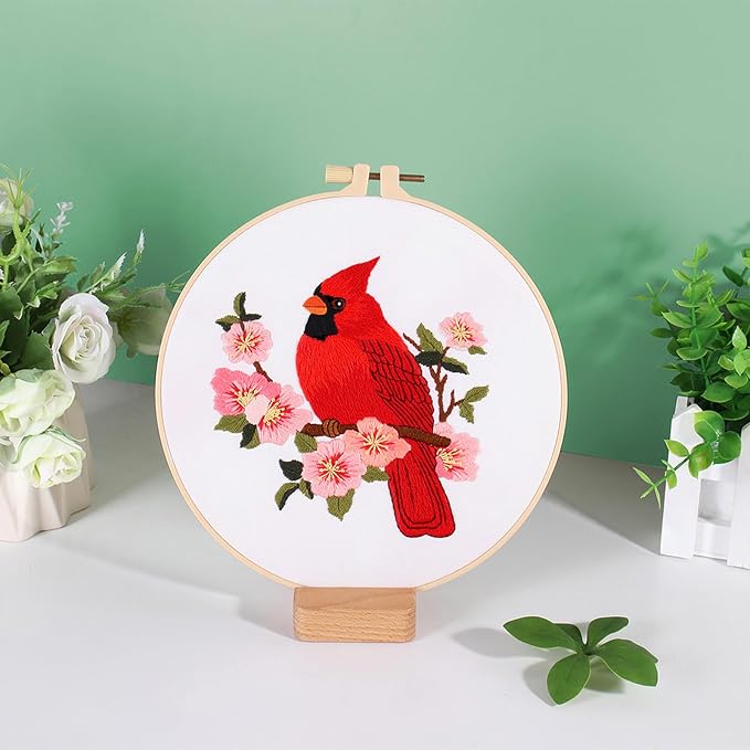 Louise Maelys Cardinal Embroidery Kits - Image 7