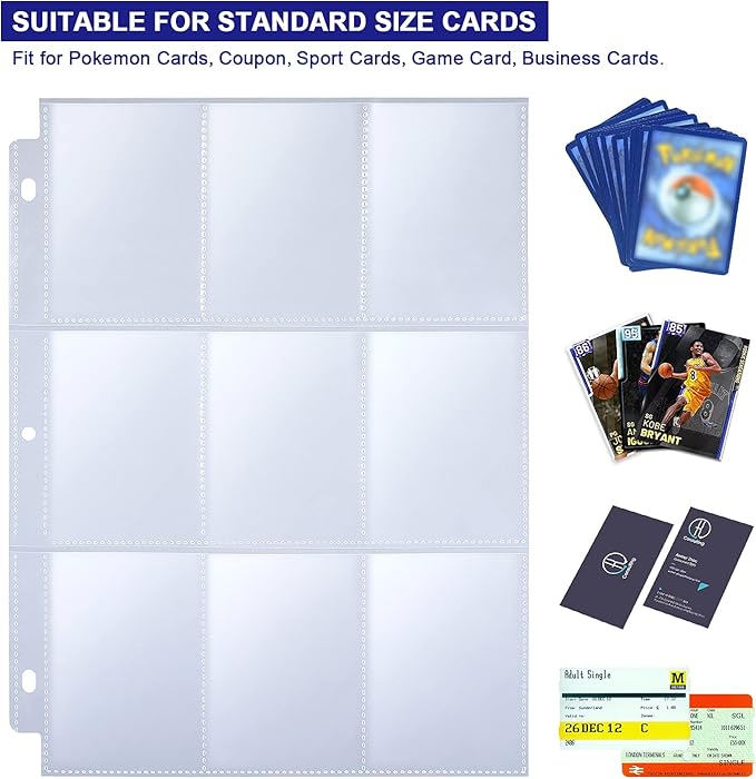 36 Pack 9 Pocket Page Protector - Image 4