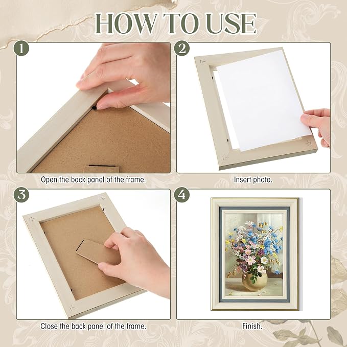 Kathfly 30 Pack Vintage Picture Frames - Image 7