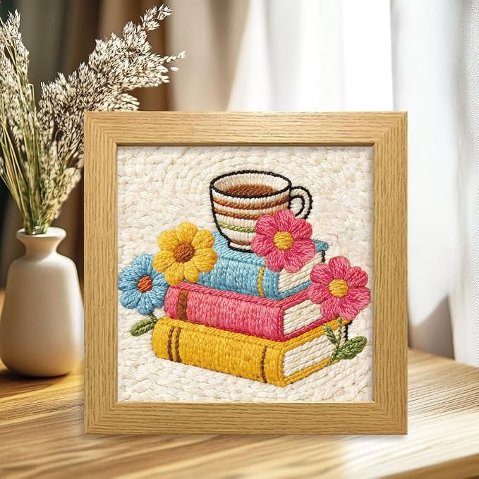 BEUNITONE Book and Flower Punch Needle Kit - Image 6