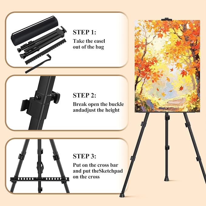 Art Painting Tripod Easel Stands - Image 5