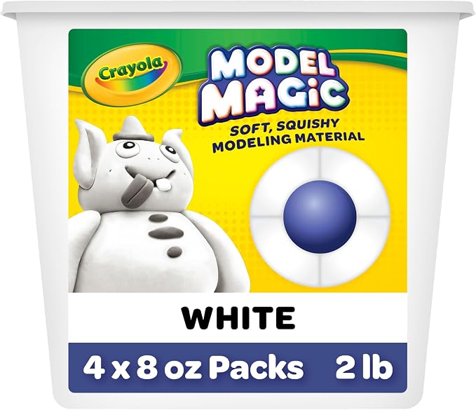 Crayola Model Magic White, Teacher Must Haves & Classroom Essentials, Air‑Dry - Image 2