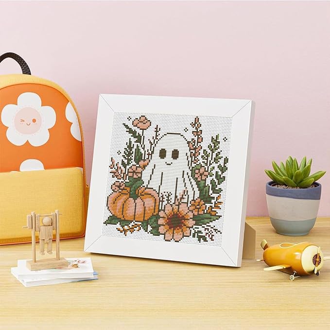 Ghost Flower Stamped Cross Stitch Kits - Image 4