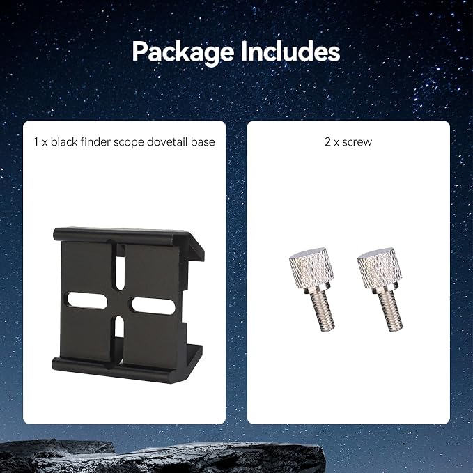 SVBONY Universal Dovetail Base, Finderscope Mount Bracket, - Image 11