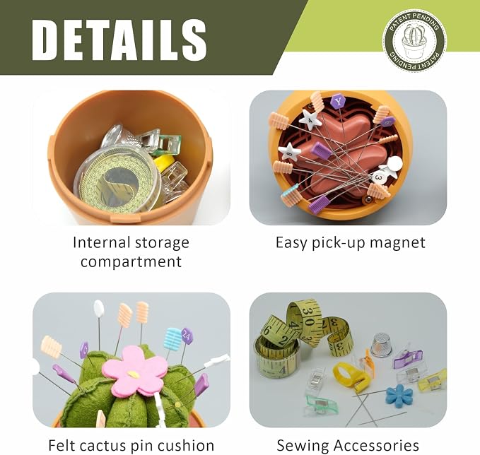Suguaro Pin Cushion Sewing Kit - Image 4