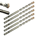 Direko 5-Piece 7/16 inch x 6 Inch SDS Plus Rotary Hammer Drill Bits Carbide Tipped Concert Drill Bits for Concrete, Brick, Cement Walls, Stone, Hammer Drill Bits for Concrete