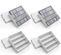 RLAVBL 4 Pack Trading Card Storage Box, 4 Row by RLAVBL