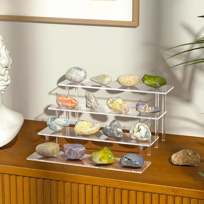 4 Tier Acrylic Display Risers, Cupcake Stand | Large Dessert Display - Image 5
