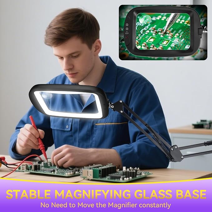 30X 10X Extra Large Floor Magnifying Glass - Image 3