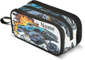 Custom Truck Flame Pencil Case Box Boys Girls Personalized Name Large Pencil by BOENLE-WELCOMEYOURCOMING
