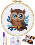 ERKOON Punch Needle Kit for Beginners Adults, DIY Easy Animal Embroidery Set by ERKOON