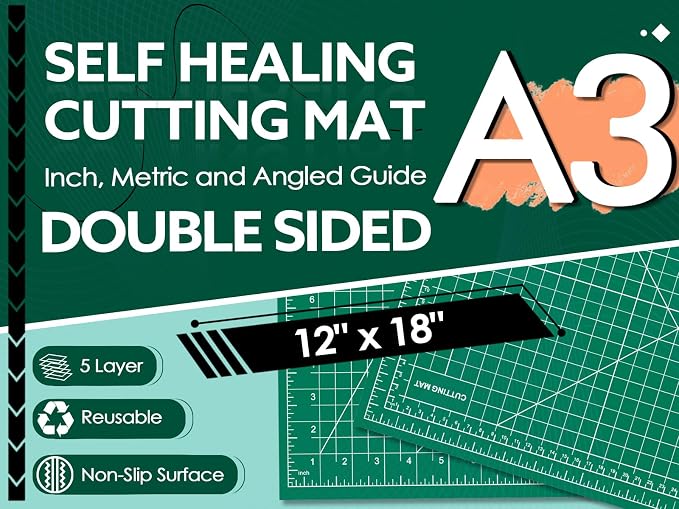 10 Pack Self Healing Cutting Mat Bulk 12"x18" Rotary Cutting Sewing Mats A3 | - Image 7