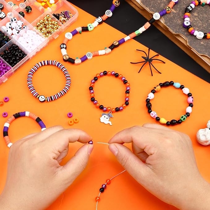 UPINS Halloween Bracelet Making Kit Beads - Image 3