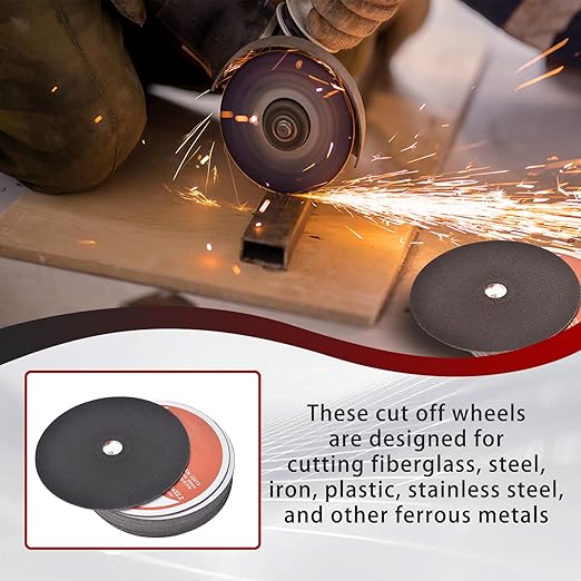 100 Pack 5" x.040 x7/8" Cut-Off Wheel - Metal & Stainless Steel Cutting Discs