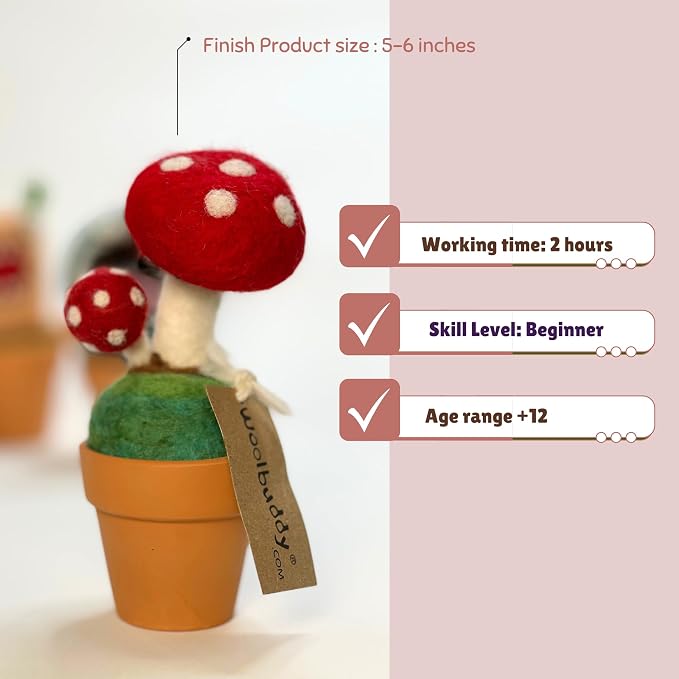 Woolbuddy Needle Felting Starter Kit - Image 6