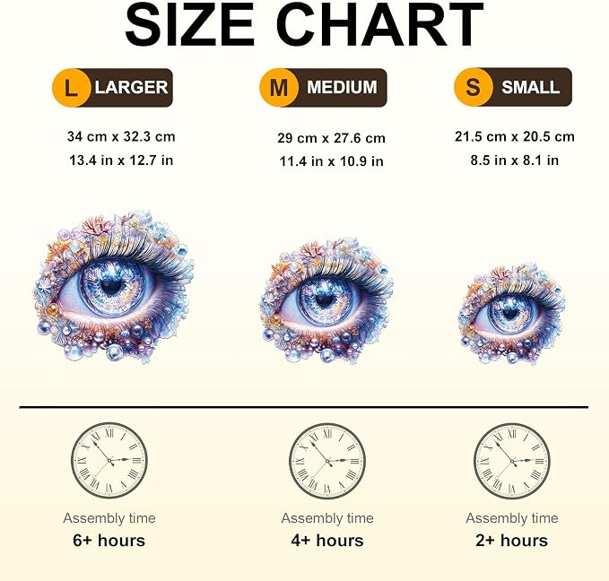 Abyssal Eye Puzzles Adults Gifts Wooden 235 Pieces 13.4 * 12.7in - Image 4