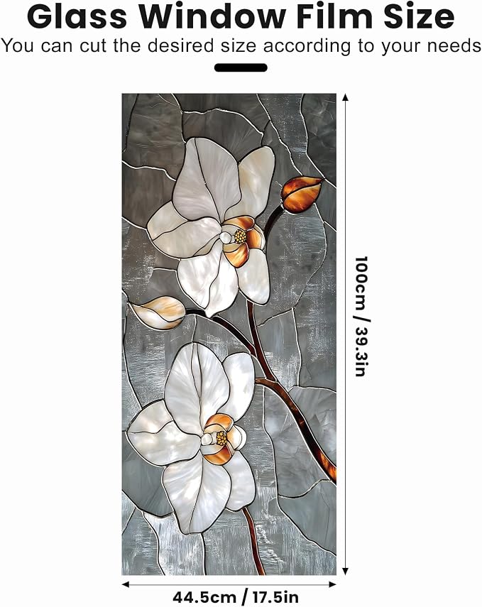 Stained Glass Window Privacy Film Static Cling - Image 2