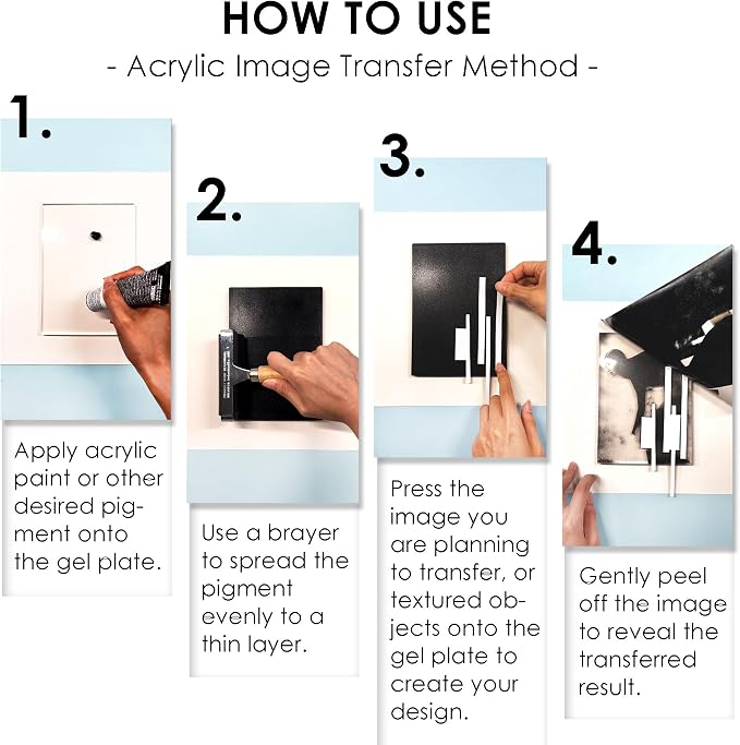 GELELF Large Size Gel Plate Upgraded Gel Printing Plate 18" x 24" - Image 8