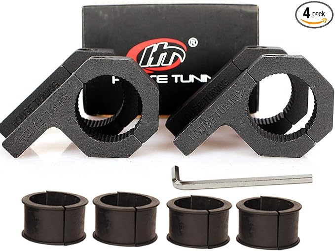 Bar Clamps 1.375 inch -4Pack,Tube Clamps Bracket 1 3/8" for Light Bar Mount