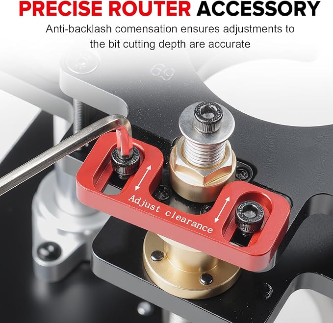 Router Lift, Precision Router Table Lift System, Durable Router Table Insert Plate, Router Lifts for Woodworking for 65mm Diameter Motors