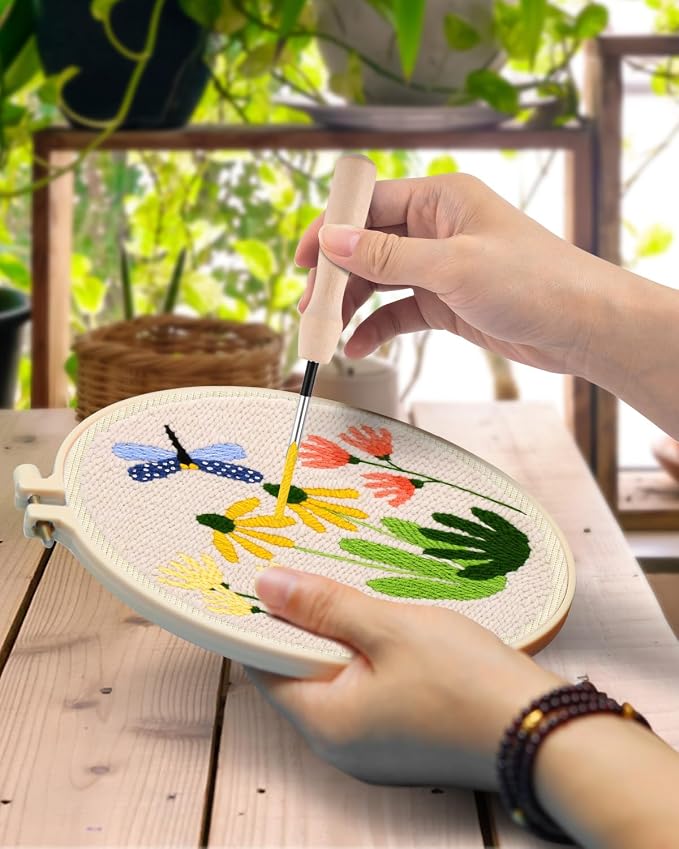 TINDTOP Punch Needle Kits, DIY Punch Embroidery Kits - Image 4