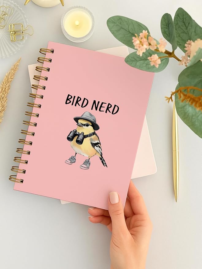Funny Bird Birding Spiral Notebook, Birds Watching Journal, Gifts - Image 3