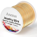 Anezus 18 Gauge Jewelry Wire for Jewelry Making, Tarnish Resistant Copper by anezus