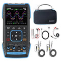 【FNRSI Newest Upgraded 2C53T with 2 P6100 Probe】 3In1 Oscilloscope/Multimeter/DDS Signal Generator 50MHz Bandwidth 250MS Sampling Rate 20000 Count RMS for Voltage, Current, Capacitor, Resistor, Diode