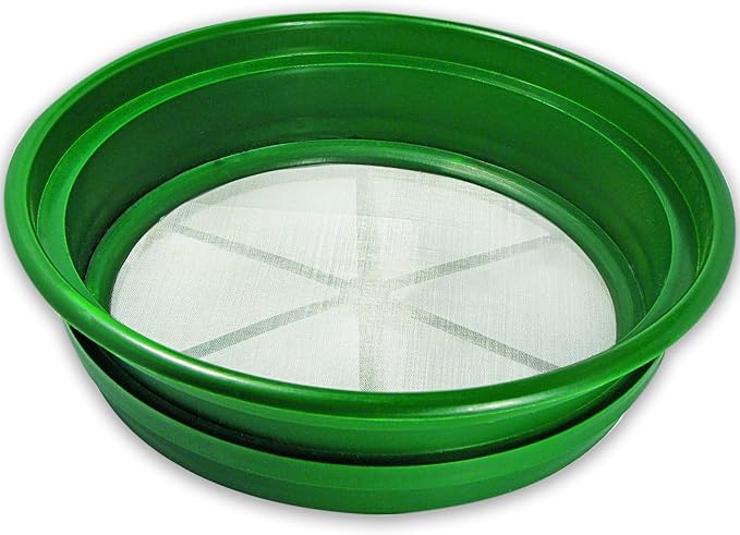 SE 13.25 Inch Wide Stackable Classifier Gold Prospecting Pan by SE