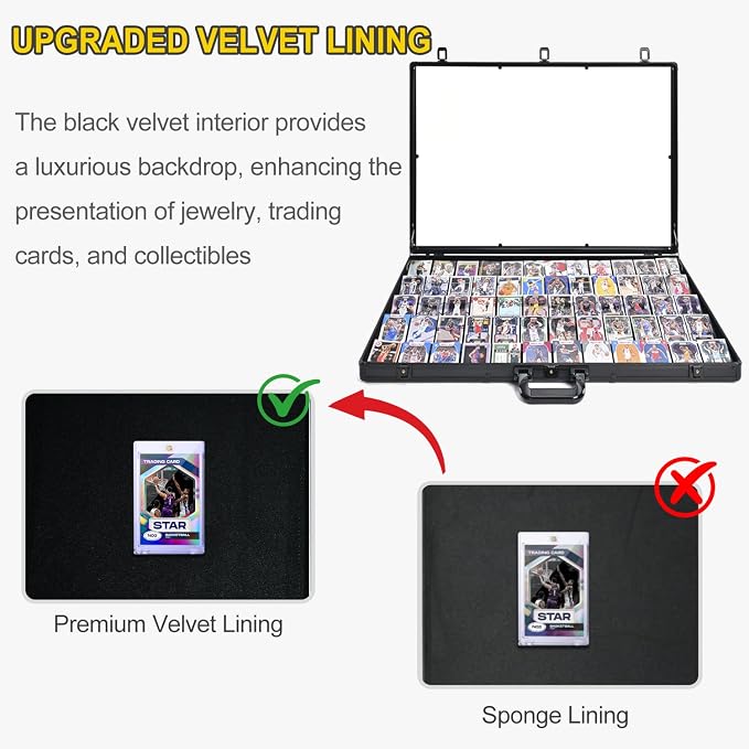 2 Pcs Trade Show Display Case – 34"x22" Large Aluminum Locking Tabletop Showcase - Image 3