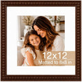 Solid Wood 12x12 Picture Frame Beaded Frame by QOTIB