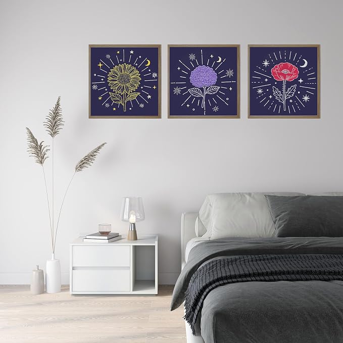 Louise Maelys 3Pcs Tarot Flower Embroidery Kit - Image 6