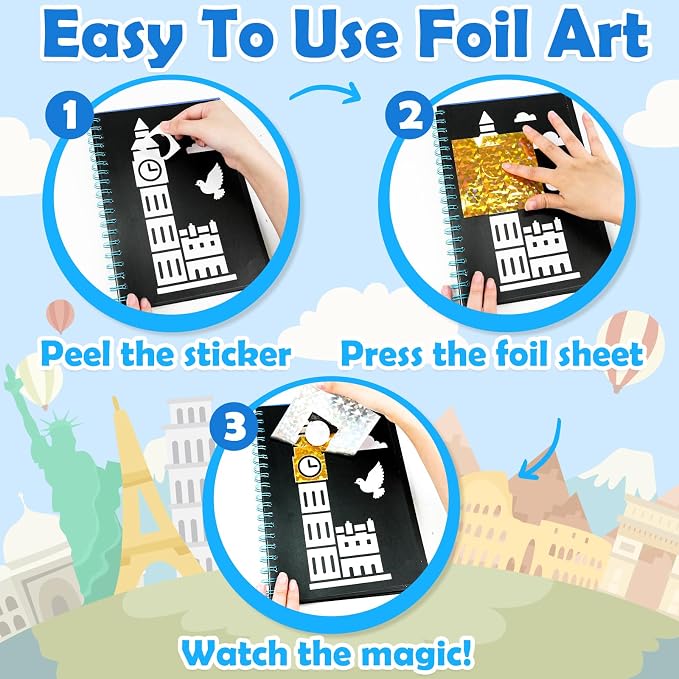 FUNNYB&G Mess-Free Foil Art Craft - Image 4