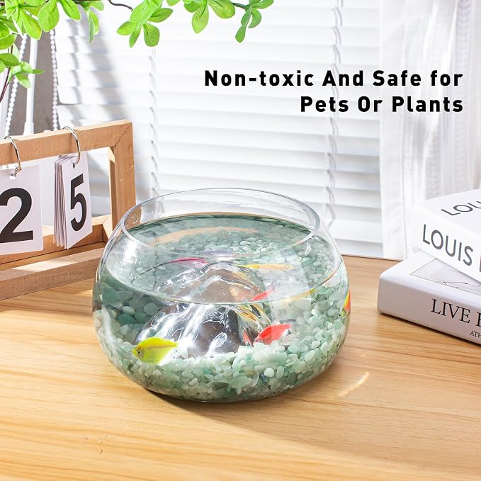0.88 LB Aquarium Gravel Rocks Green Aventurine Crystal Chips Tumbled Healing - Image 4