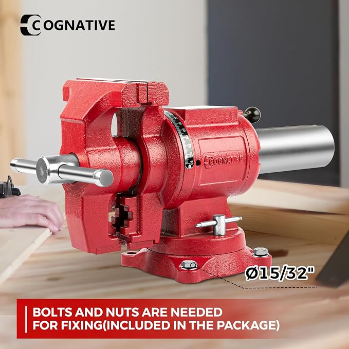 Upgraded UPG 5-Inch Terminal Location Bench Vise - Image 6