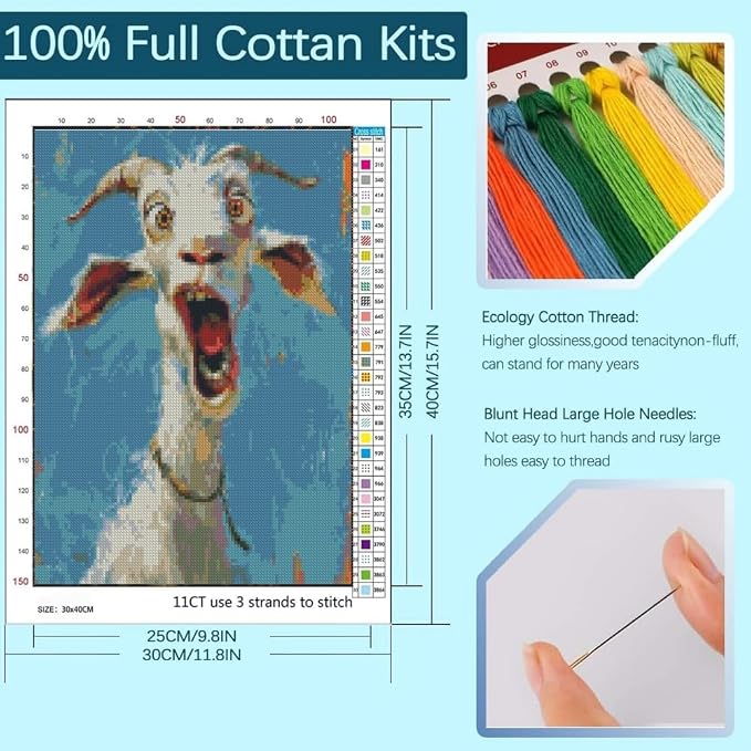 niurenmaoyi Stamped Cross Stitch Kits - Image 2