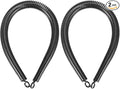 HARFINGTON 2pcs PVC Spring Tube Bender 16.3mm OD 380mm Long B Type Conduit Pipe Bender Bending Spring for Pipe Bending Devices in Home Hydropower, Black