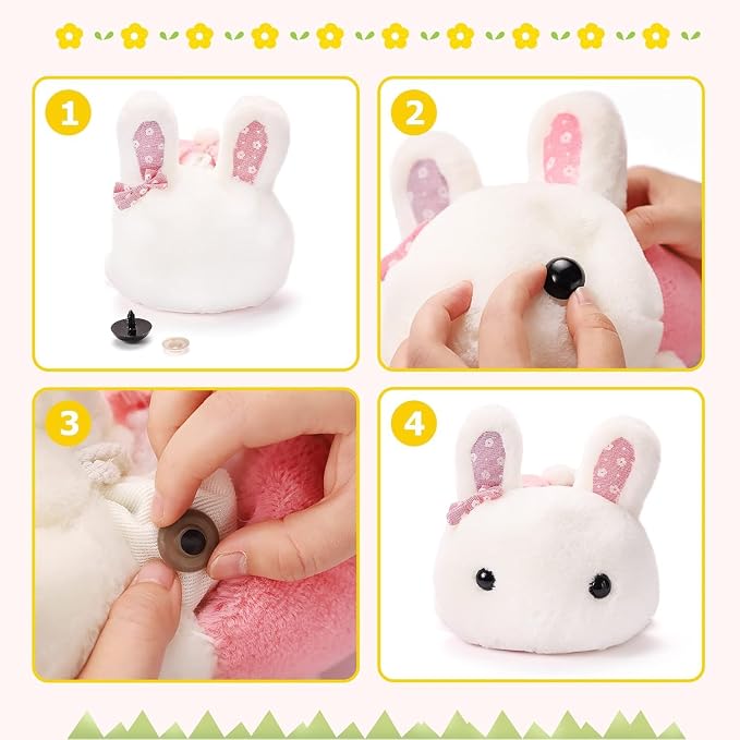 80pcs Large Safety Eyes for Amigurumi Eye for Stuffed Animals Craft Crochet - Image 5