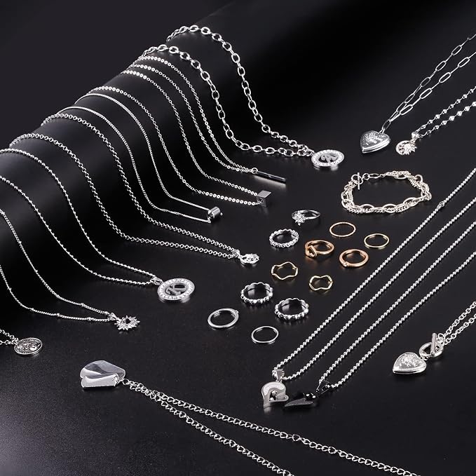 Necklace Chain for Jewelry Making, 95.1 Feet 12 Rolls Stainless Steel Jewelry - Image 5