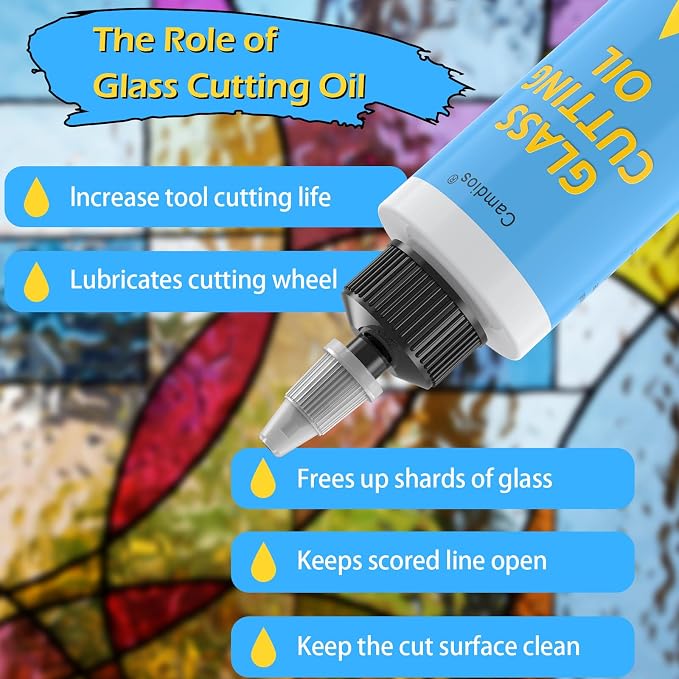 Glass Cutting Oil with Precision Application Top, Suitable - Image 3