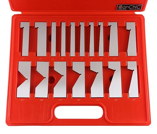 Accusize Industrial Tools 17 Pc Precision Angle Block Set, Ej99-2117