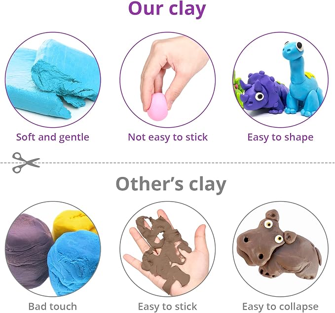 Air Dry Clay 36 Colors, Modeling Clay - Image 4