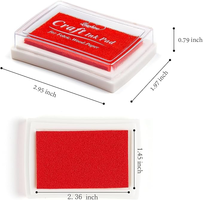 Lsushine 15 Colors Craft Ink Pad - Image 4