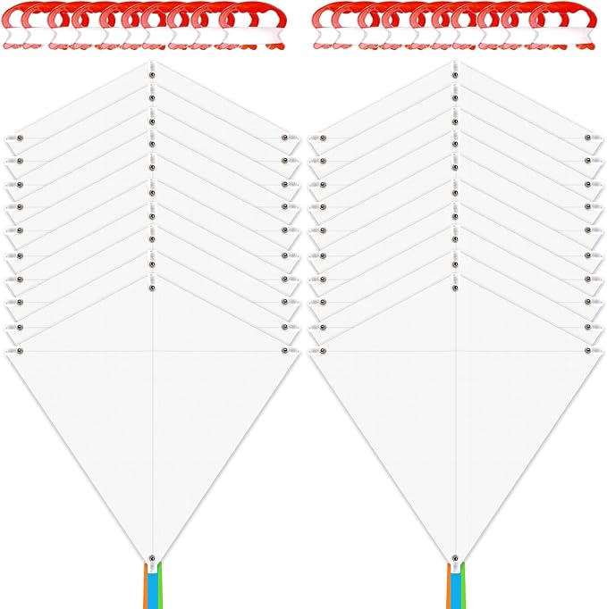 DIY Kites for Kids Kite Making Kit Bulk, Decorating Coloring Kite Party Pack by MintsColorfulLife