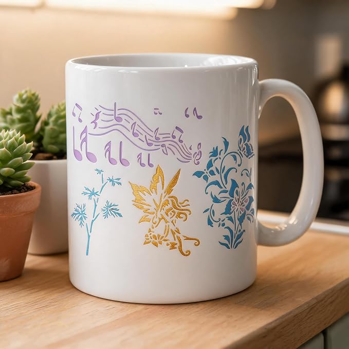 TIAMECH A4 Reusable Music Notes Stencil - Image 7