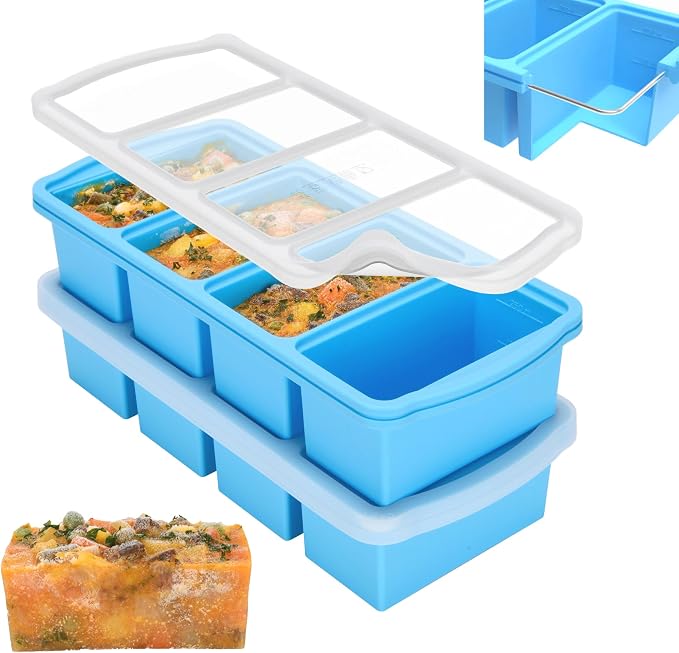 Zip Standing Silicone Freezer Trays by ZIP+STANDING