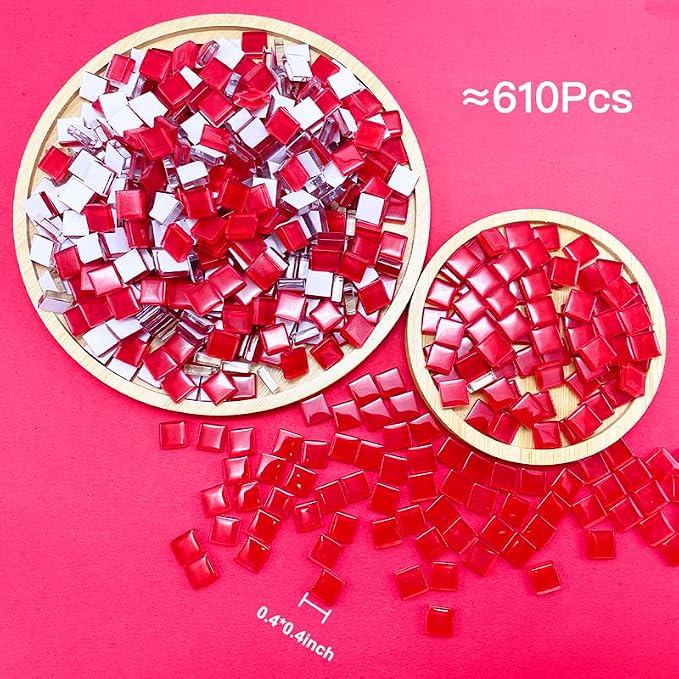 500G/ 1.1LB Bulk Crystal Mosaic Tiles - Image 3